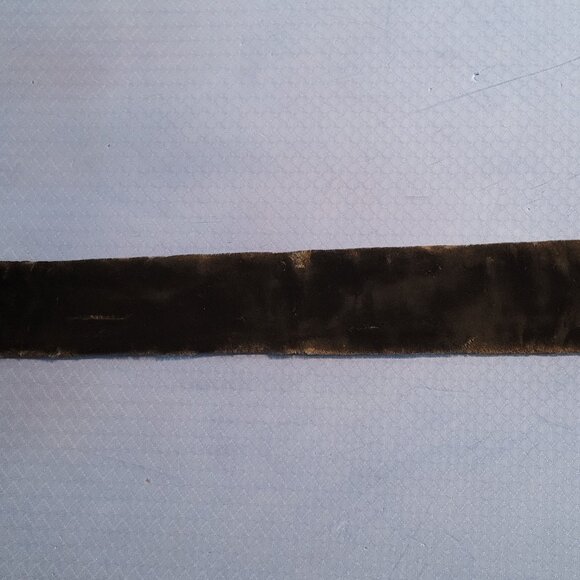 Mantles Knit & Fur Infinity Scarf Black Warm Faux Fur - Picture 3 of 4